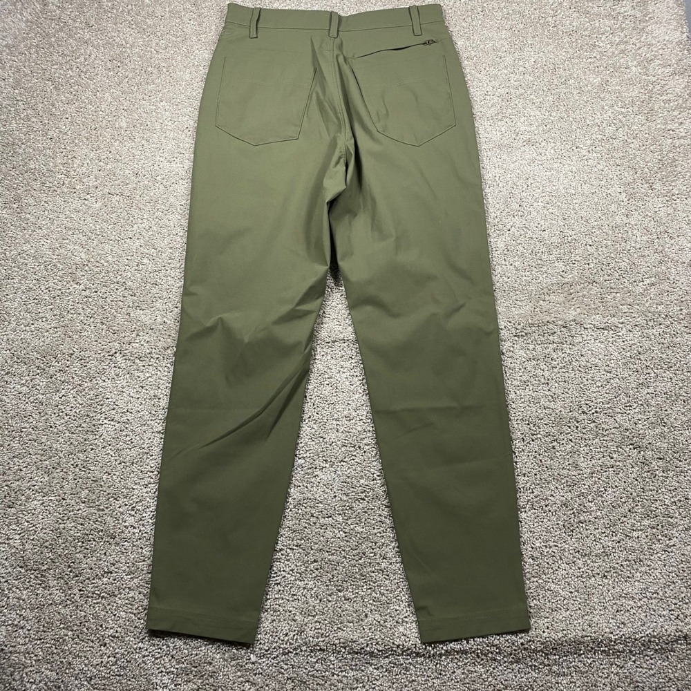 Fabletics Men The Don 5‎ Pocket Pant Olive Green Slim Tapered 29x32 NEW NWT